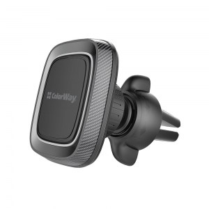 ColorWay Magnetic Car Holder For Smartphone Air Vent-2 Gray, Adjustable, 360 ?